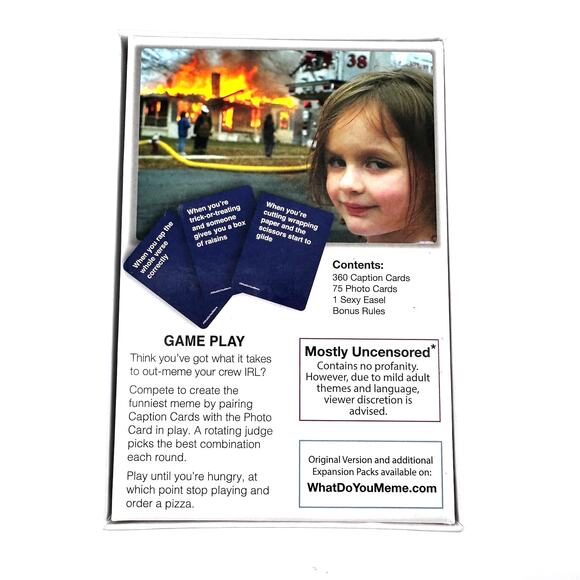 What Do You Meme? Card Game Lot Mostly Uncensored & On The Go Meme Party Set - Picture 3 of 5